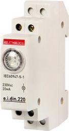  E.NEXT Lampka sygnalizacyjna na szynę DIN czerwona (P059001)