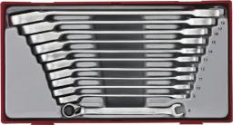 Teng Tools Zestaw kluczy płasko-oczkowych z grzechotką 8 - 19mm 11szt. (186740106)
