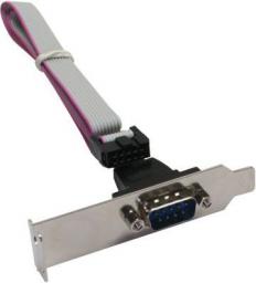  USB 9 pin - DB-9, 0.25m, Szary (33208)