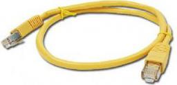 Gembird patchcord RJ45, osłonka zalewana, kat. 5e, FTP, 1m, żółty (PP22-1M/Y)