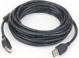Kabel USB Gembird USB-A - USB-A 3 m Czarny (CCFUSB2AMAF10)