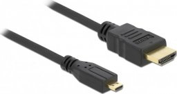 Kabel Delock HDMI Micro - HDMI 2m czarny (82664)