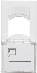 NetRack adapter 1M 1xkeystone z polem opisowym i osłoną (120-03)