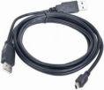 Kabel USB Gembird 2x USB-A - miniUSB 0.9 m Czarny (CCPUSB22AM5P3)
