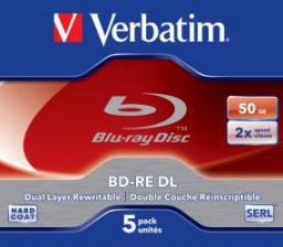  Verbatim BD-RE 50 GB 2x 5 sztuk (43760)