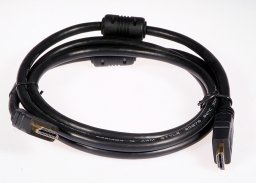 Kabel Impuls-PC HDMI - HDMI 1.8m czarny (HDMIHDMI1,8folia)