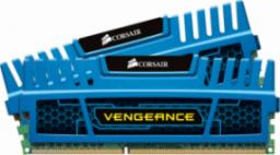 Pamięć Corsair Vengeance, DDR3, 8 GB, 1600MHz, CL9 (CMZ8GX3M2A1600C9B)