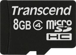 Karta Transcend MicroSDHC 8 GB Class 4  (TS8GUSDC4)