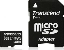 Karta Transcend MicroSDHC 8 GB Class 10 UHS-I  (TS8GUSDHC10)