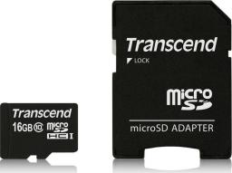 Karta Transcend MicroSDHC 16 GB Class 10  (TS16GUSDHC10)