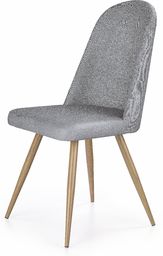 Halmar Krzesło K214 szare (V-CH-K/214-KR-POPIEL-D.MIODOWY)