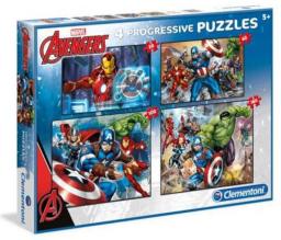  Clementoni Puzzle 20+60+100+180 The Avengers (07722)
