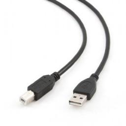 Kabel USB Gembird USB-A - USB-B 1 m Czarny (CCP-USB2-AMBM-1M)