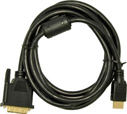 Kabel Akyga HDMI - DVI-D 1.8m czarny (AK-AV-11)