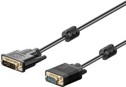 Kabel Akyga DVI-I - D-Sub (VGA) 1.8m czarny (AK-AV-03)
