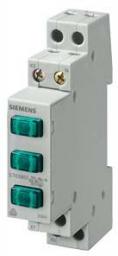  Siemens Lampka modułowa 3-fazowa 400V zielona (5TE5802)