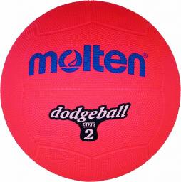  Molten Piłka gumowa Molten DB2-R dodgeball size 2 czerwona