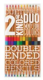  Kolorowe Baloniki Kredki ołówkowe Duet 12=24 kolory (274703)
