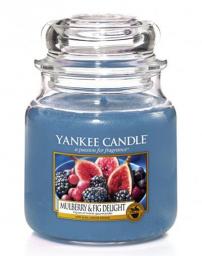  Yankee Candle Small Jar mała świeczka zapachowa Mulberry Fig Delight 104g