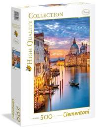  Clementoni Puzzle 500 elementów. HQC - Lighting Venice (35056 CLEMENTONI)