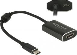 Adapter USB Delock USB-C - HDMI + USB-C Czarny  (62988)