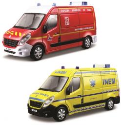  Bburago Renault Master Ambulans Straż 1:50 