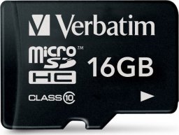 Karta Verbatim MicroSDHC 16 GB Class 10  (44010)
