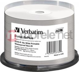 Verbatim DVD-R 4.7 GB 16x 50 sztuk (43734)
