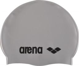  Arena Czepek pływacki Classic Silicone szaro-czarny (91662/51)