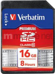 Karta Verbatim Premium SDHC 16 GB Class 10 (43962)