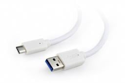 Adapter USB Gembird Biały  (CCP-USB3-AMCM-W-0.1M)