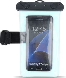  TelForceOne Pokrowiec wodoodporny z opaską na ramię 5,5" niebieski - GSM034091
