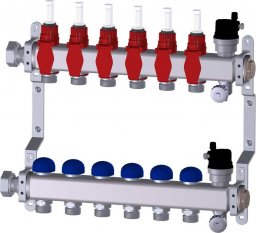 Purmo ROZDZIELACZ PREMIUM Z ROTAMETRAMI-11 OB. - FBWMSST1140142P0
