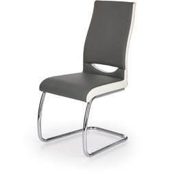  Halmar K259 krzesło popiel / biały (2p=4szt) - V-CH-K/259-POPIEL