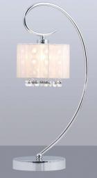 Lampa stołowa Italux Span z kryształkami  (MTM1583/1 WH)