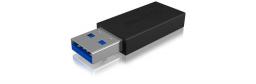 Adapter USB Icy Box USB-C - USB Czarny  (IB-CB015)