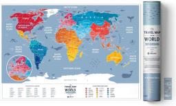  Mapa zdrapka Świat travel map weekend World