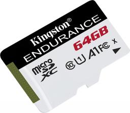 Karta Kingston Endurance MicroSDXC 64 GB Class 10 UHS-I/U1 A1  (SDCE/64GB)