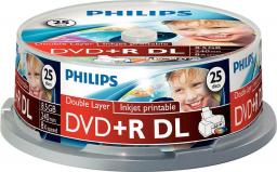  Philips DVD+R DL 8.5 GB 4x 25 sztuk (DR8I8B25F)