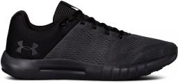 Under Armour Buty męskie Micro G Pursuit czarne r. 42.5 (3000011-104)