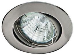 Candellux Oprawa sufitowa oczko halogenowe Candellux 1x50W GU5.3 MR16 satyna UO-02 SN (2220537)