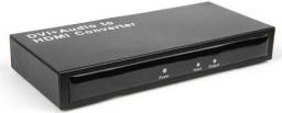 System przekazu sygnału AV 4World HDMI - DVI-D czarny (6923)