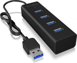 HUB USB ICY BOX 4x USB-A 3.0 (NUICYUS4P000012)