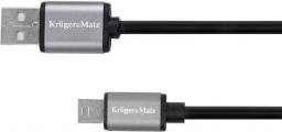 Kabel USB LechPol USB-A - miniUSB 1 m Czarny (KM1241)