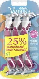 Gilette Maszynka GILLETTE Simply Venus3 Plus Pink 6 sztuk - 7702018426232