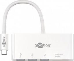 HUB USB Goobay 1x SD 1x microSD  + 3x USB-A 3.0 (62097)