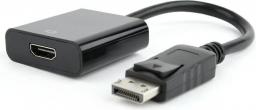 Adapter AV Gembird DisplayPort - HDMI czarny (AB-DPM-HDMIF-002)