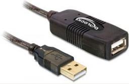 Kabel USB Delock USB-A - microUSB 20 m Czarny (82690)