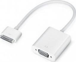 Adapter USB Apple Apple 30pin - VGA Biały  (MC552ZM/B)