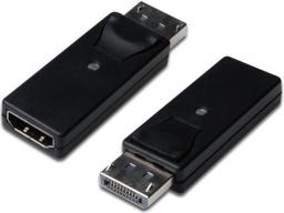 Adapter AV Digitus DisplayPort - HDMI czarny (AK-340602-000-S)